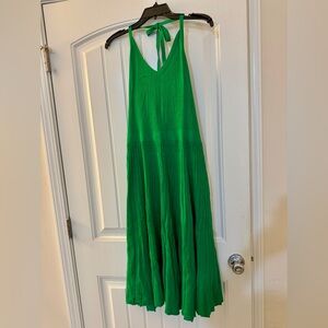 A New Day Green Knit Halter Dress Size 1X